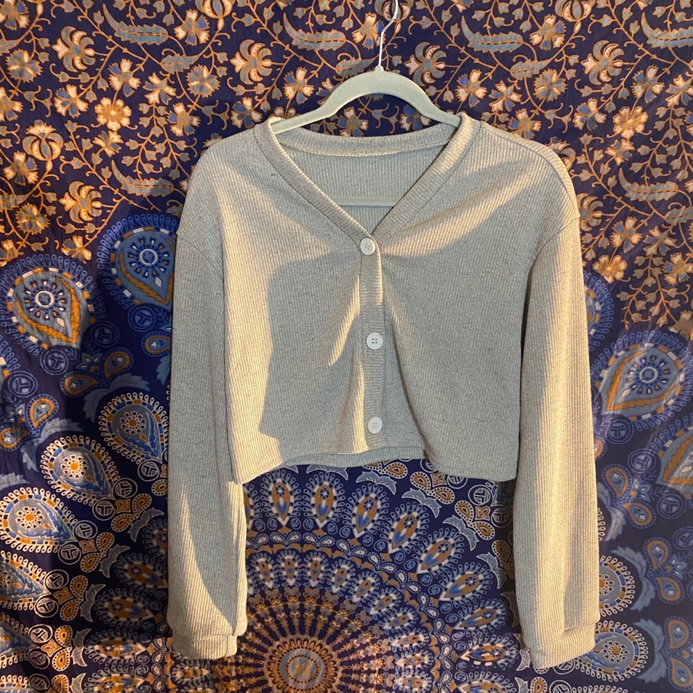 cropped cardigan